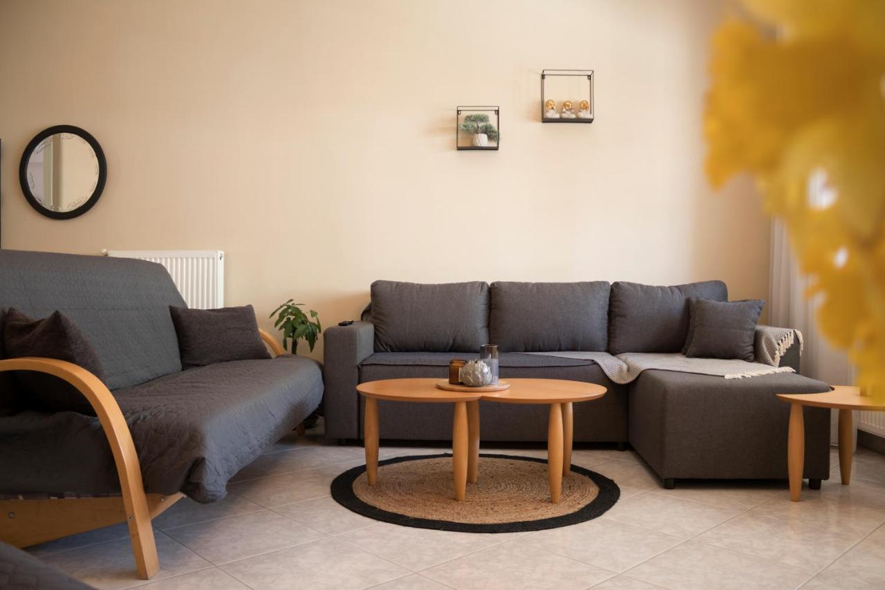 Silene Luxury Apartment Néa Péramos Bagian luar foto